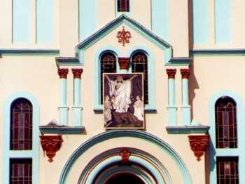 Painel na Frente da Igreja Matriz (Papel de Parede)